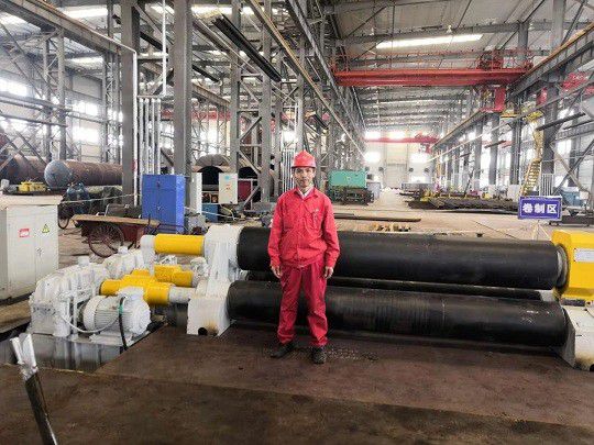 黑河30/3000雙驅動三輥卷板機